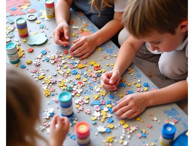Mosaico semplice bambini Toscana